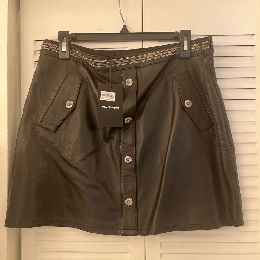 New with tag. Leather skirt